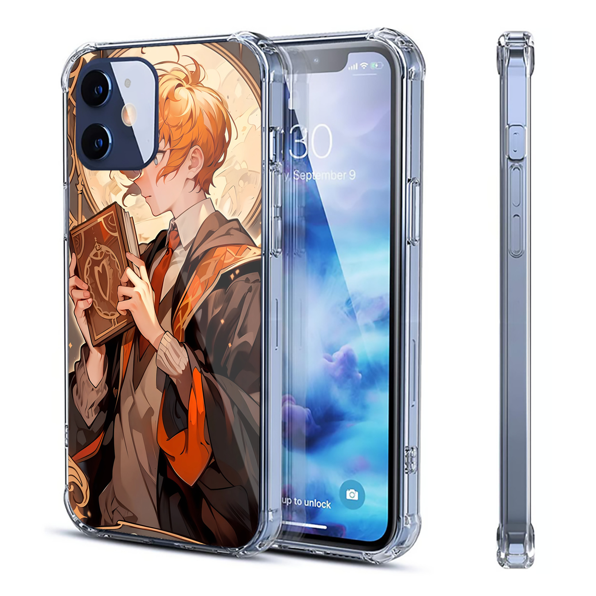 （画像用） Harry Potter ハリー・ポッターシリーズ 【iPhone 12シリーズ対応】透明スマホケース（クリアソフトケース）